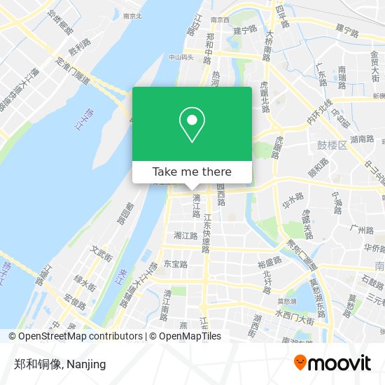 郑和铜像 map