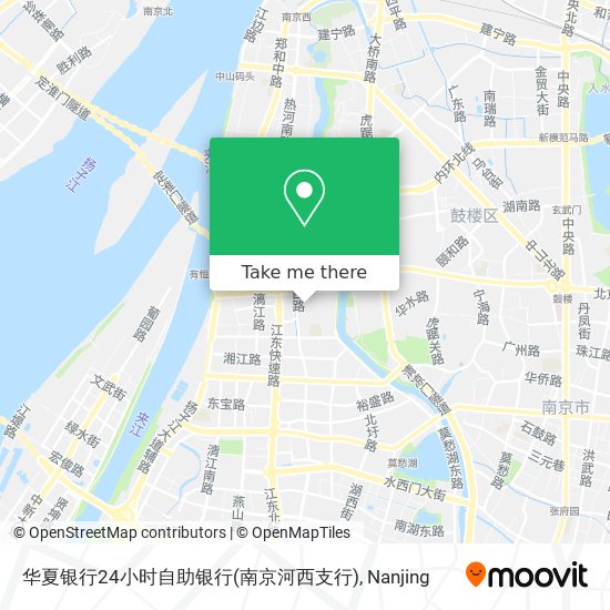 华夏银行24小时自助银行(南京河西支行) map