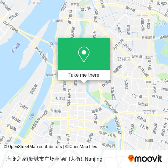 海澜之家(新城市广场草场门大街) map
