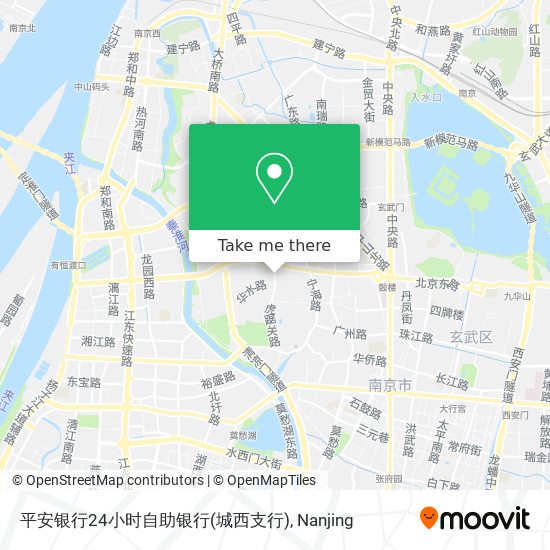 平安银行24小时自助银行(城西支行) map
