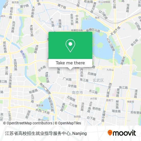江苏省高校招生就业指导服务中心 map