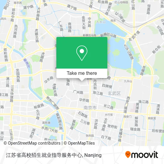 江苏省高校招生就业指导服务中心 map