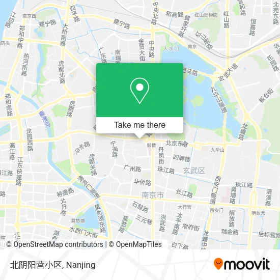 北阴阳营小区 map