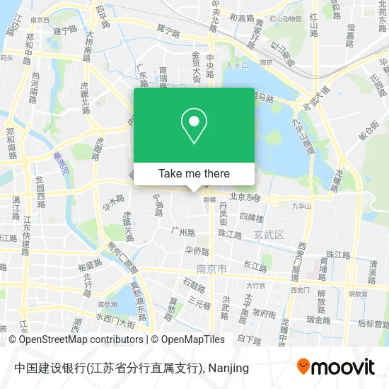中国建设银行(江苏省分行直属支行) map