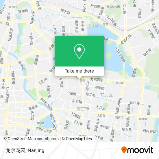 龙泉花园 map