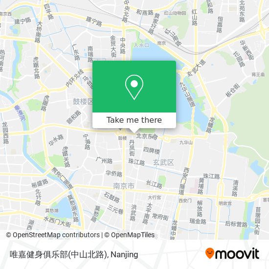 唯嘉健身俱乐部(中山北路) map
