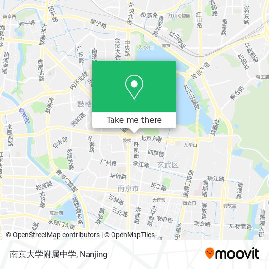 南京大学附属中学 map