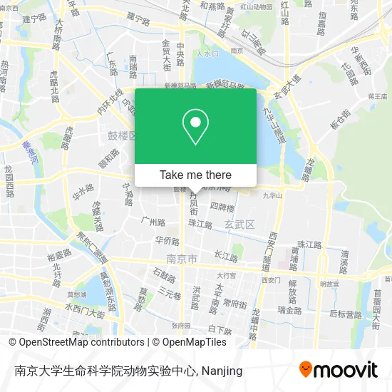 南京大学生命科学院动物实验中心 map