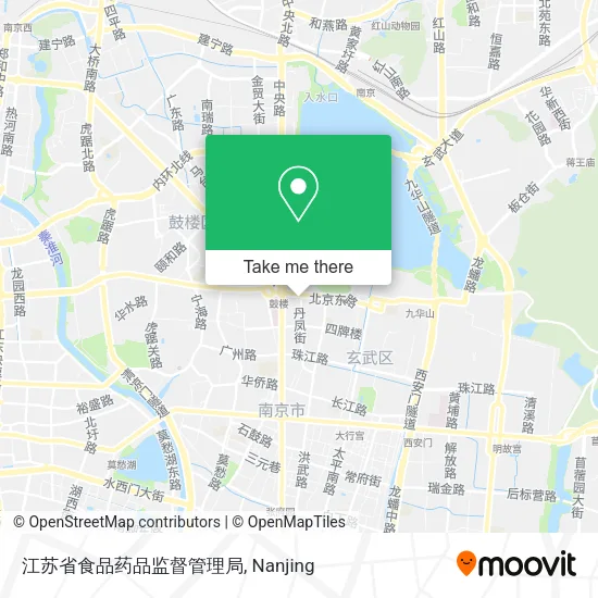 江苏省食品药品监督管理局 map