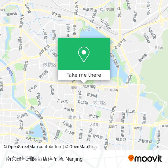 南京绿地洲际酒店停车场 map