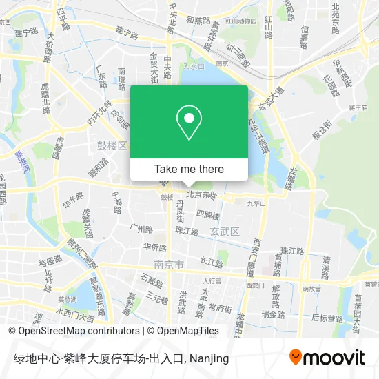 绿地中心·紫峰大厦停车场-出入口 map