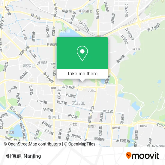 铜佛殿 map