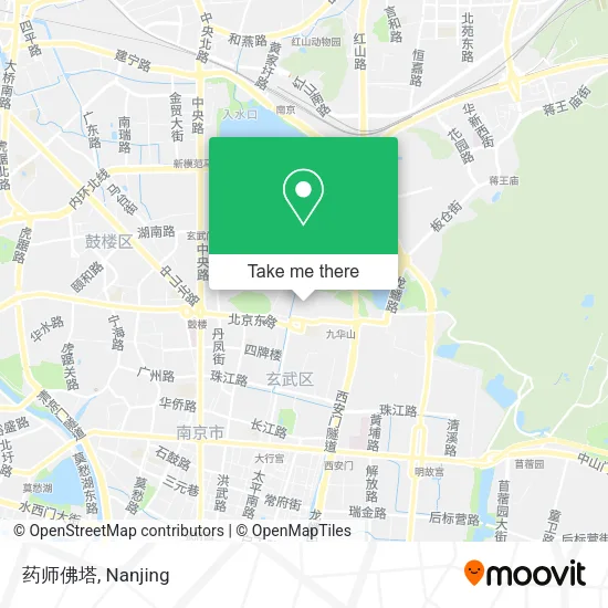 药师佛塔 map