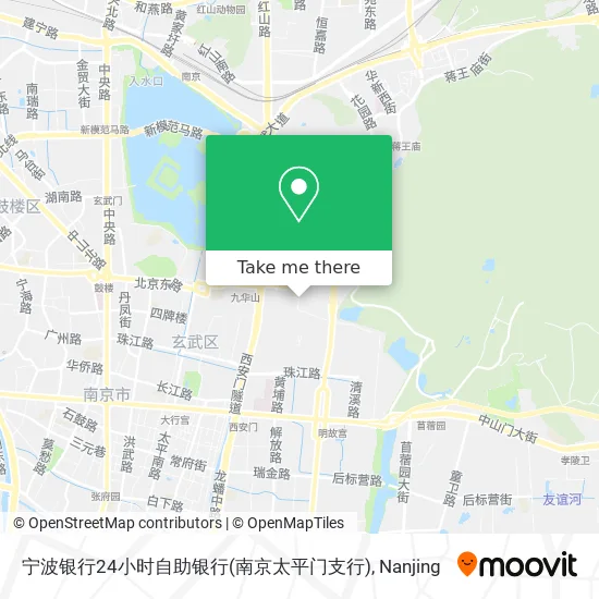宁波银行24小时自助银行(南京太平门支行) map