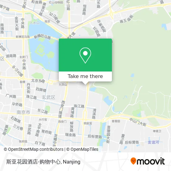 斯亚花园酒店-购物中心 map