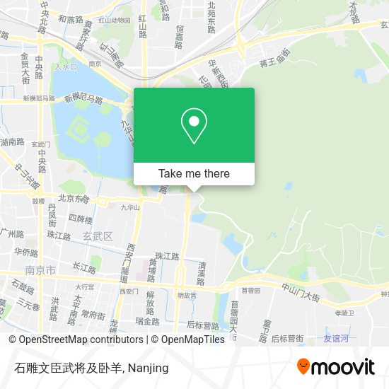 石雕文臣武将及卧羊 map