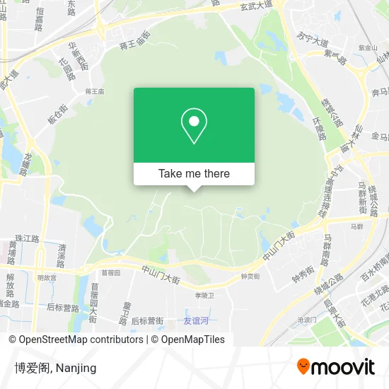 博爱阁 map