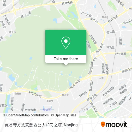灵谷寺方丈真慈西公大和尚之塔 map