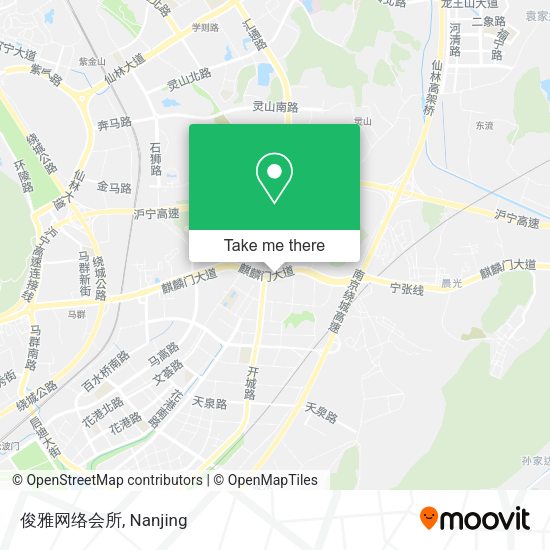 俊雅网络会所 map