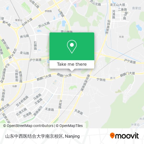 山东中西医结合大学南京校区 map