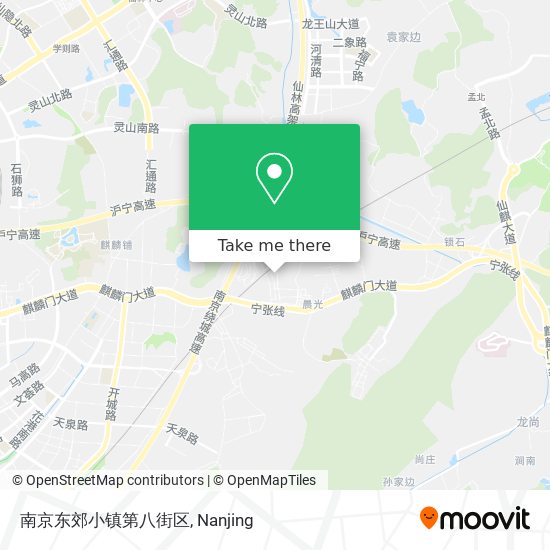 南京东郊小镇第八街区 map