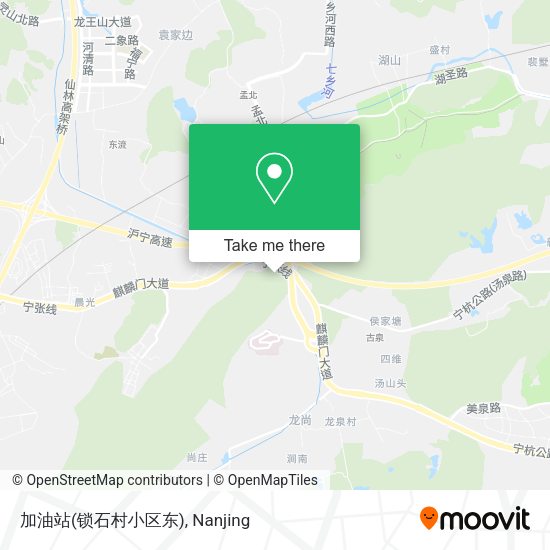 加油站(锁石村小区东) map