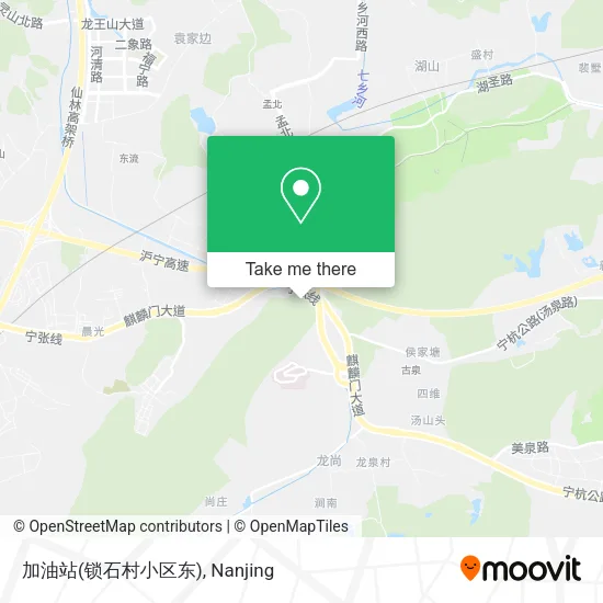 加油站(锁石村小区东) map