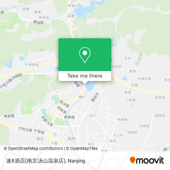速8酒店(南京汤山温泉店) map