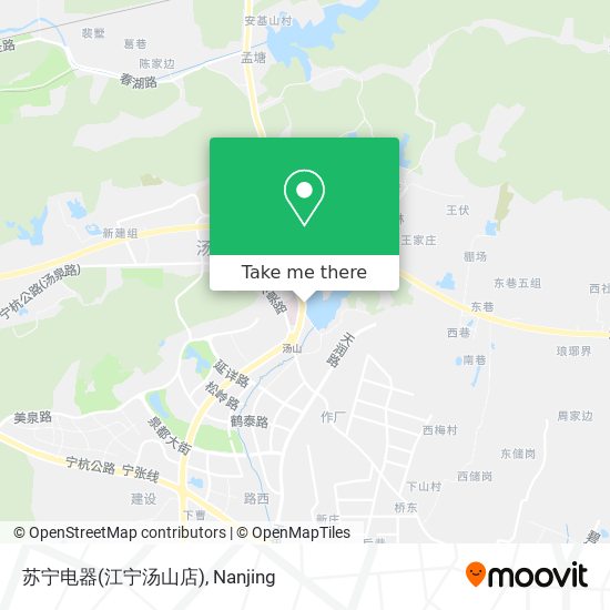 苏宁电器(江宁汤山店) map