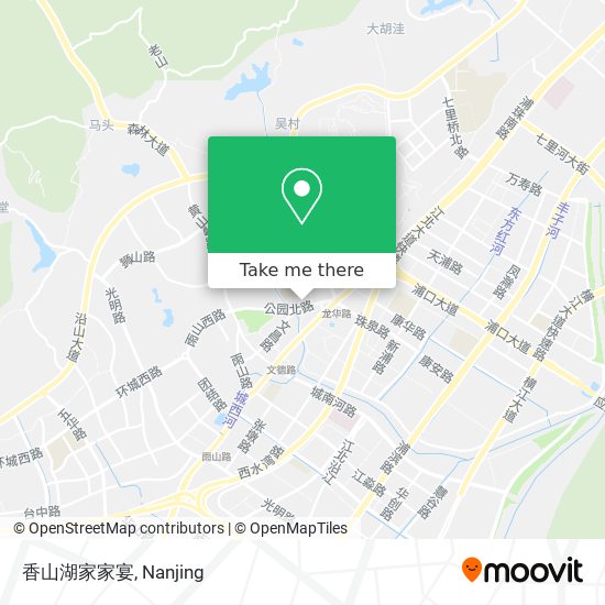 香山湖家家宴 map