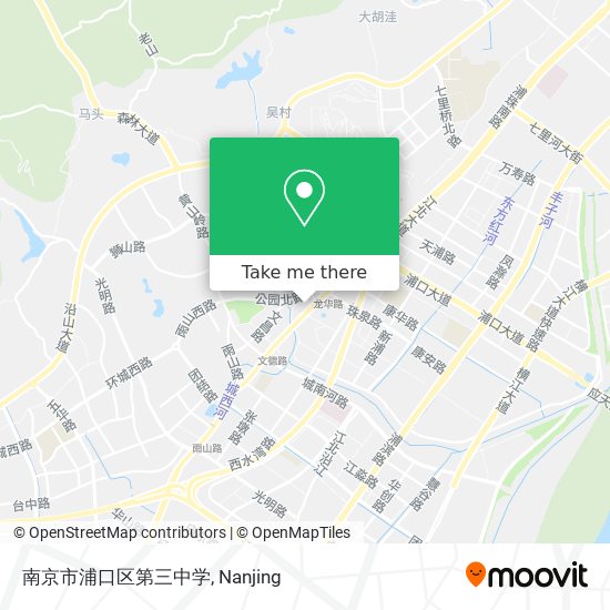 南京市浦口区第三中学 map
