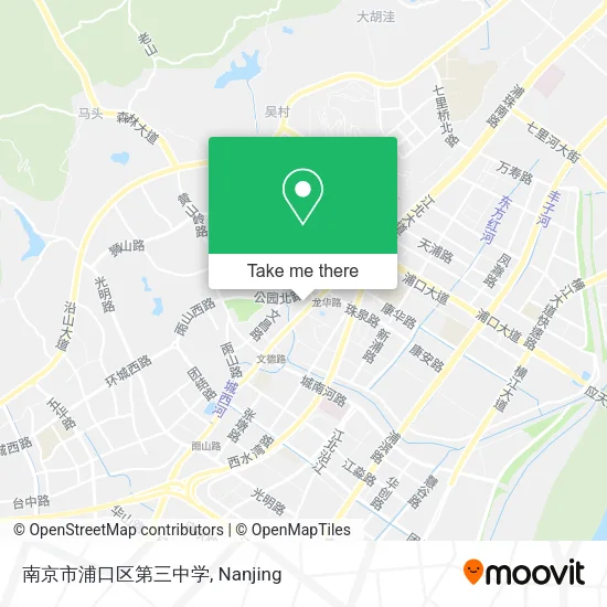 南京市浦口区第三中学 map