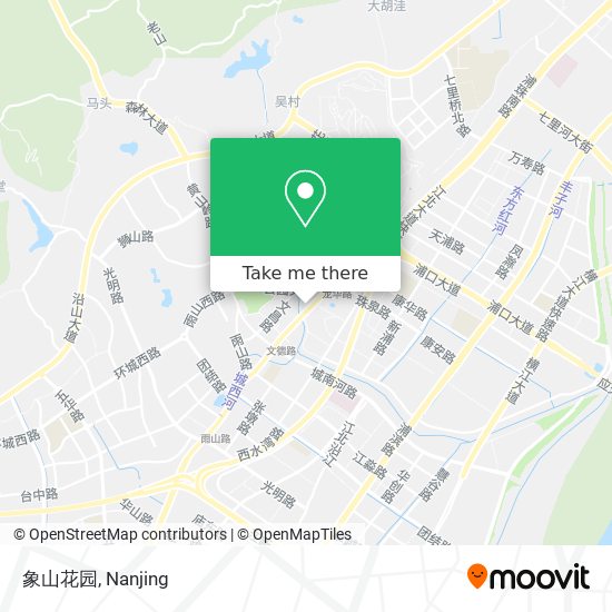 象山花园 map