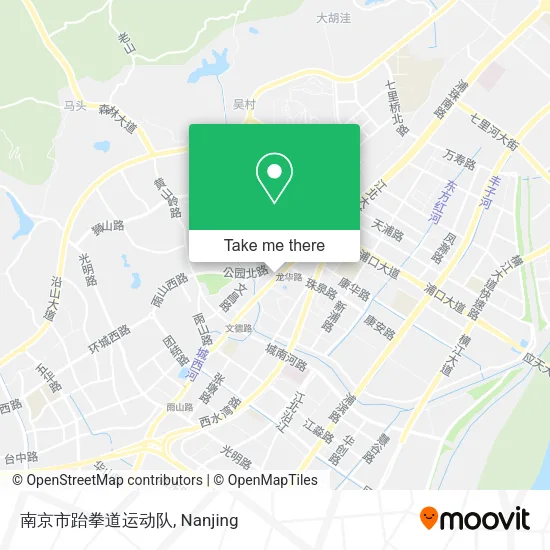 南京市跆拳道运动队 map