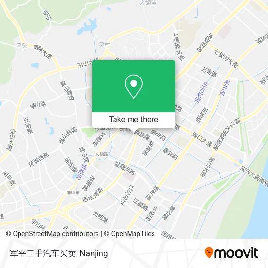 军平二手汽车买卖 map