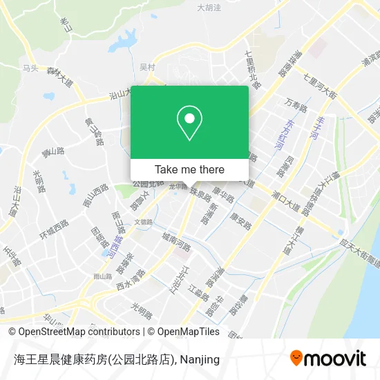 海王星晨健康药房(公园北路店) map