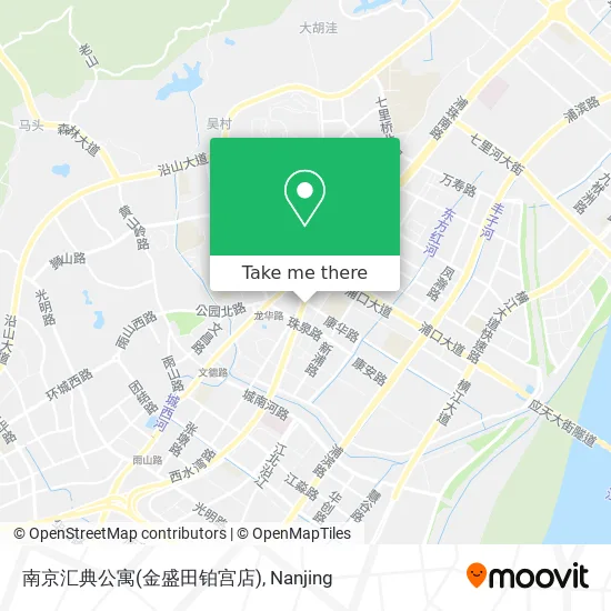 南京汇典公寓(金盛田铂宫店) map