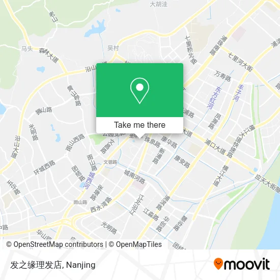 发之缘理发店 map