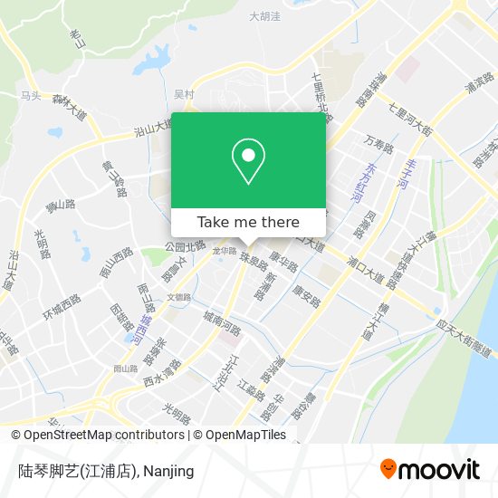 陆琴脚艺(江浦店) map