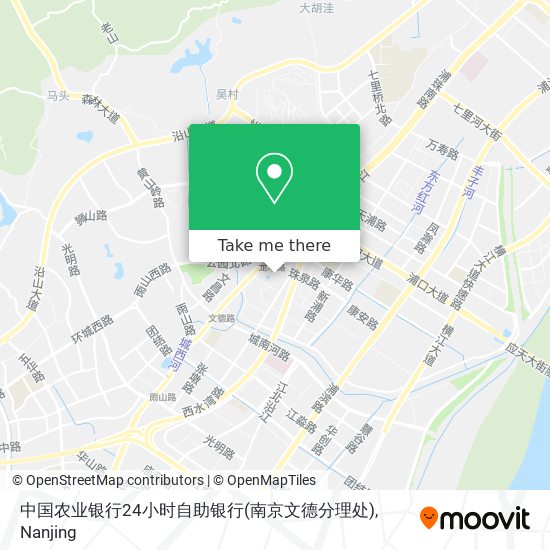 中国农业银行24小时自助银行(南京文德分理处) map