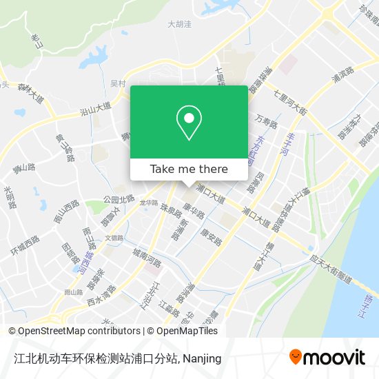 江北机动车环保检测站浦口分站 map