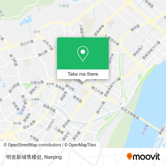 明发新城售楼处 map