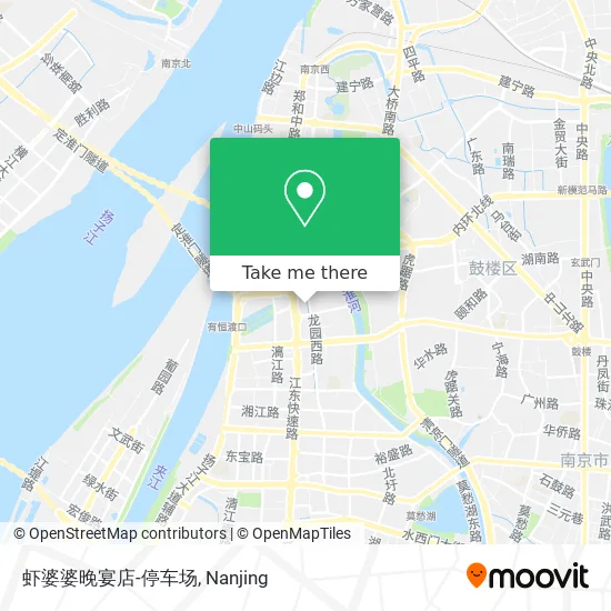 虾婆婆晚宴店-停车场 map