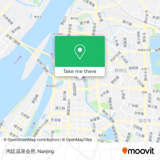 鸿廷温泉会所 map