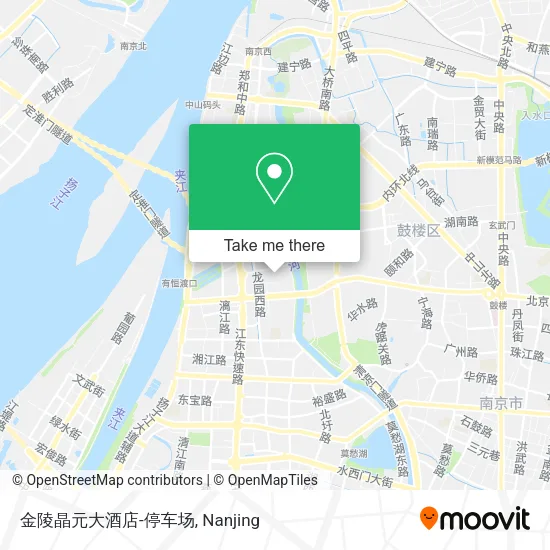 金陵晶元大酒店-停车场 map