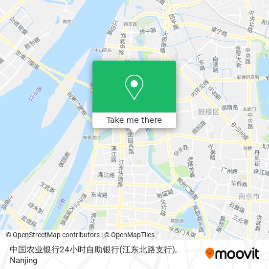 中国农业银行24小时自助银行(江东北路支行) map