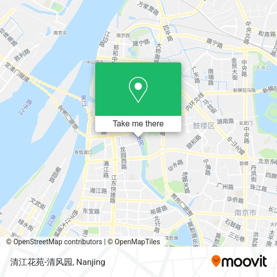 清江花苑-清风园 map