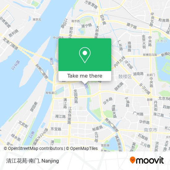 清江花苑-南门 map