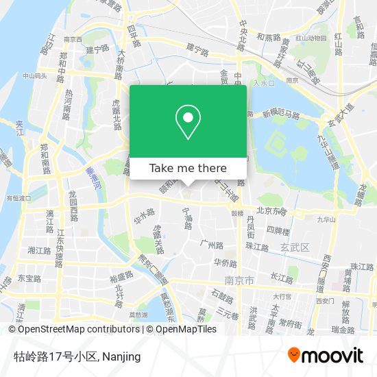 牯岭路17号小区 map