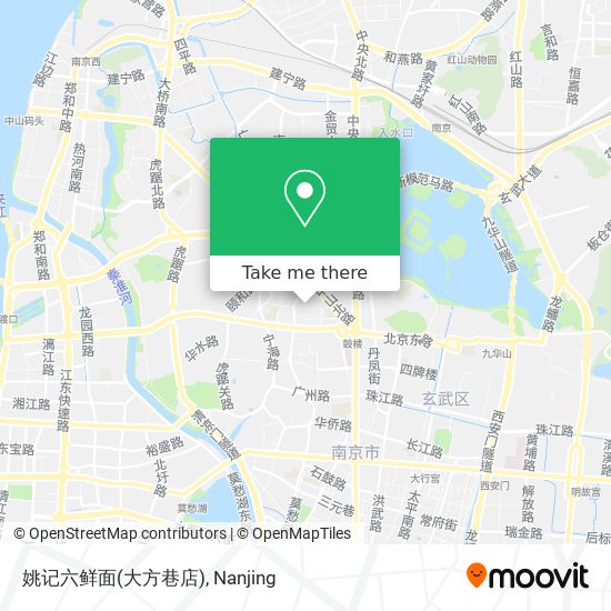 姚记六鲜面(大方巷店) map